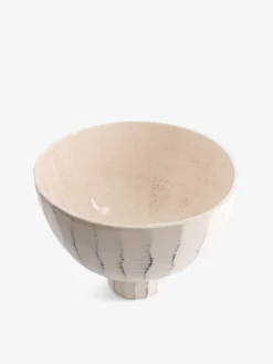 Grand vase rayures bleu