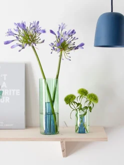 Grand vase reversible vert/bleu - block ...