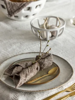 Grande assiette raw gres naturel - bloo...