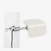 Lampe a pince orientable clip apex blanc - hay