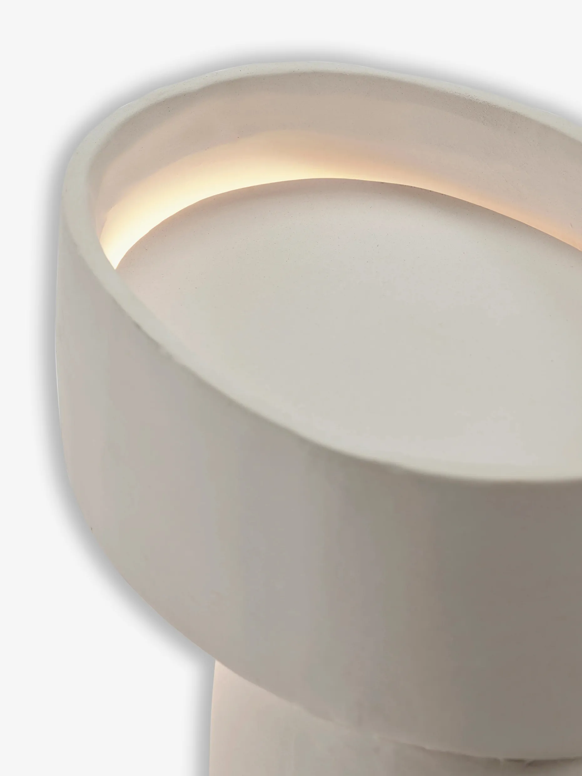 Lampe a poser ceramique rome blanc - serax