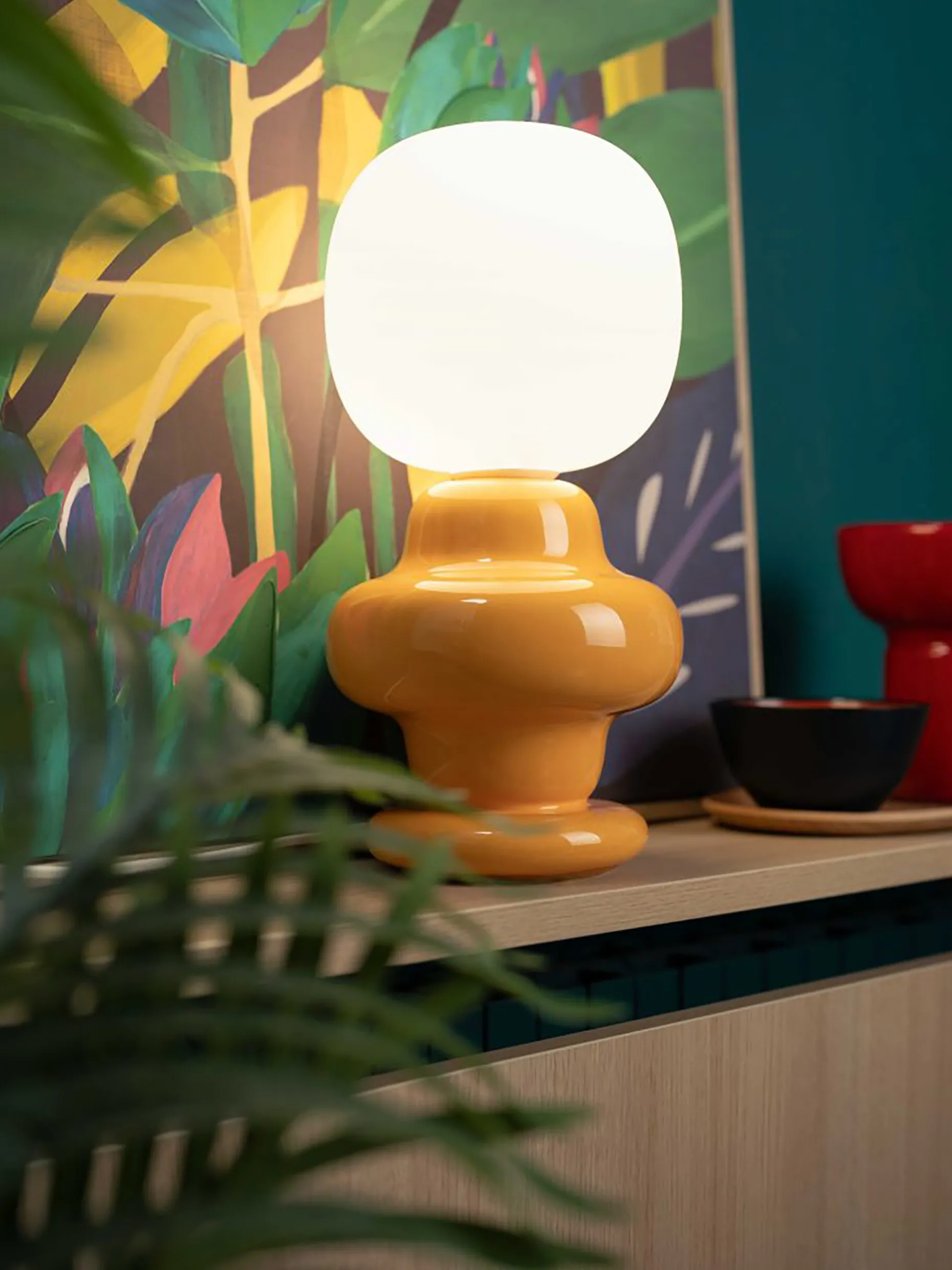 Lampe a poser copacabana curry - ferroluce