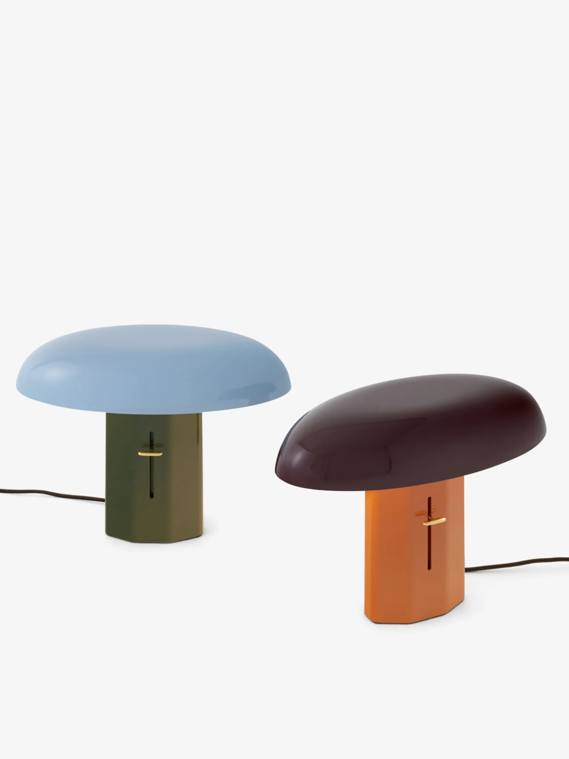 Lampe a poser montera jh42 bleu/vert - &tradition