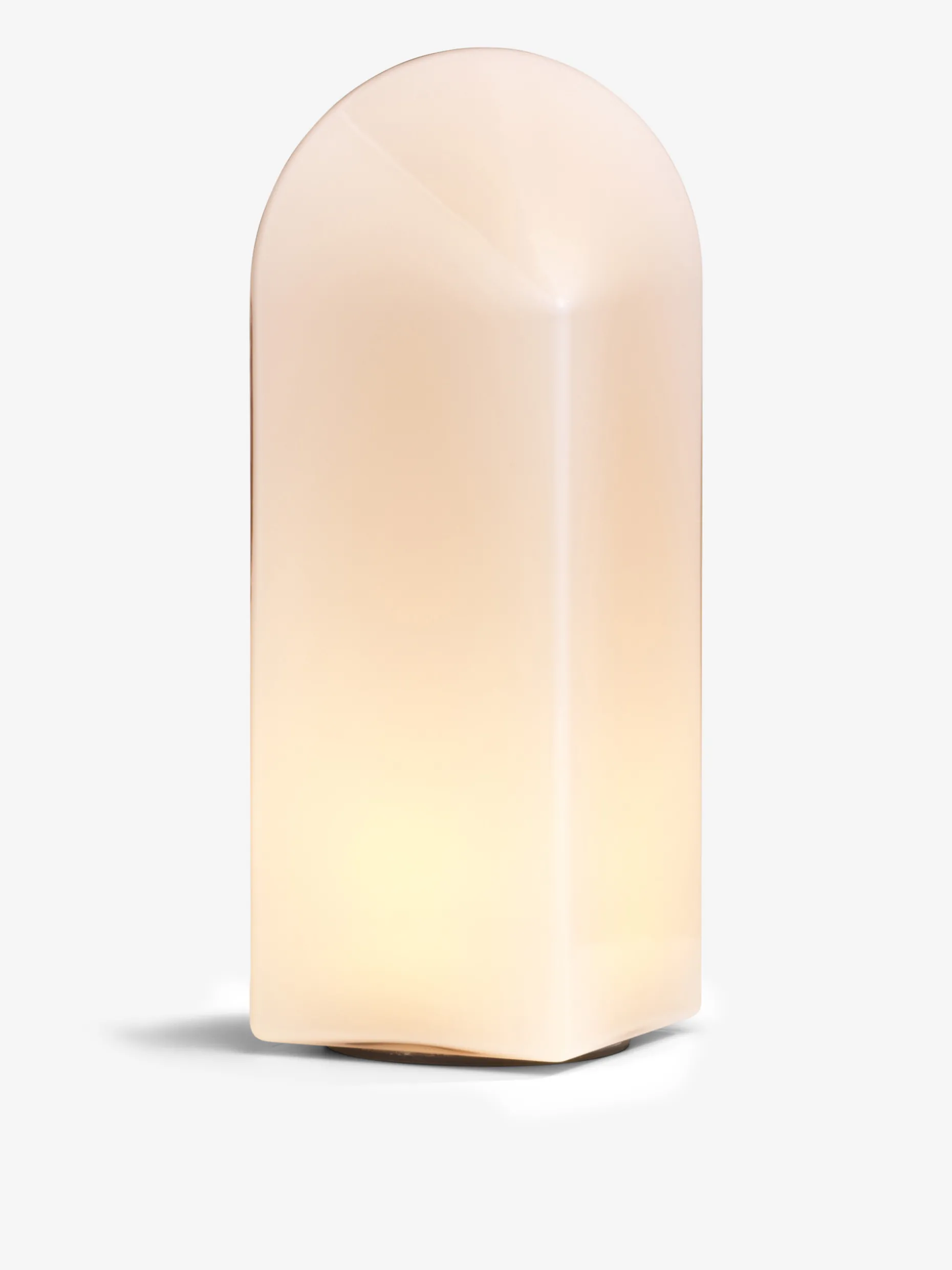 Lampe a poser parade 320 viola heyn-johnsen verre rose - hay