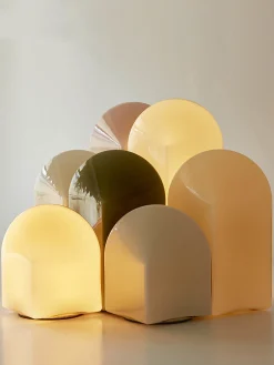 Lampe a poser parade 180 viola heyn-johnsen verre blanc - hay