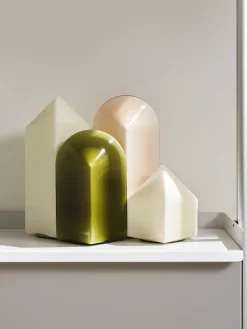 Lampe a poser parade 320 viola heyn-johnsen verre blanc - hay