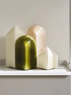 Lampe a poser parade 180 viola heyn-johnsen verre blanc - hay