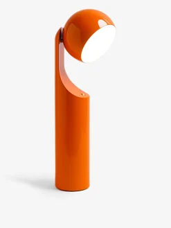 Lampe a poser sans fil rechargeable mono tangerine - house of home