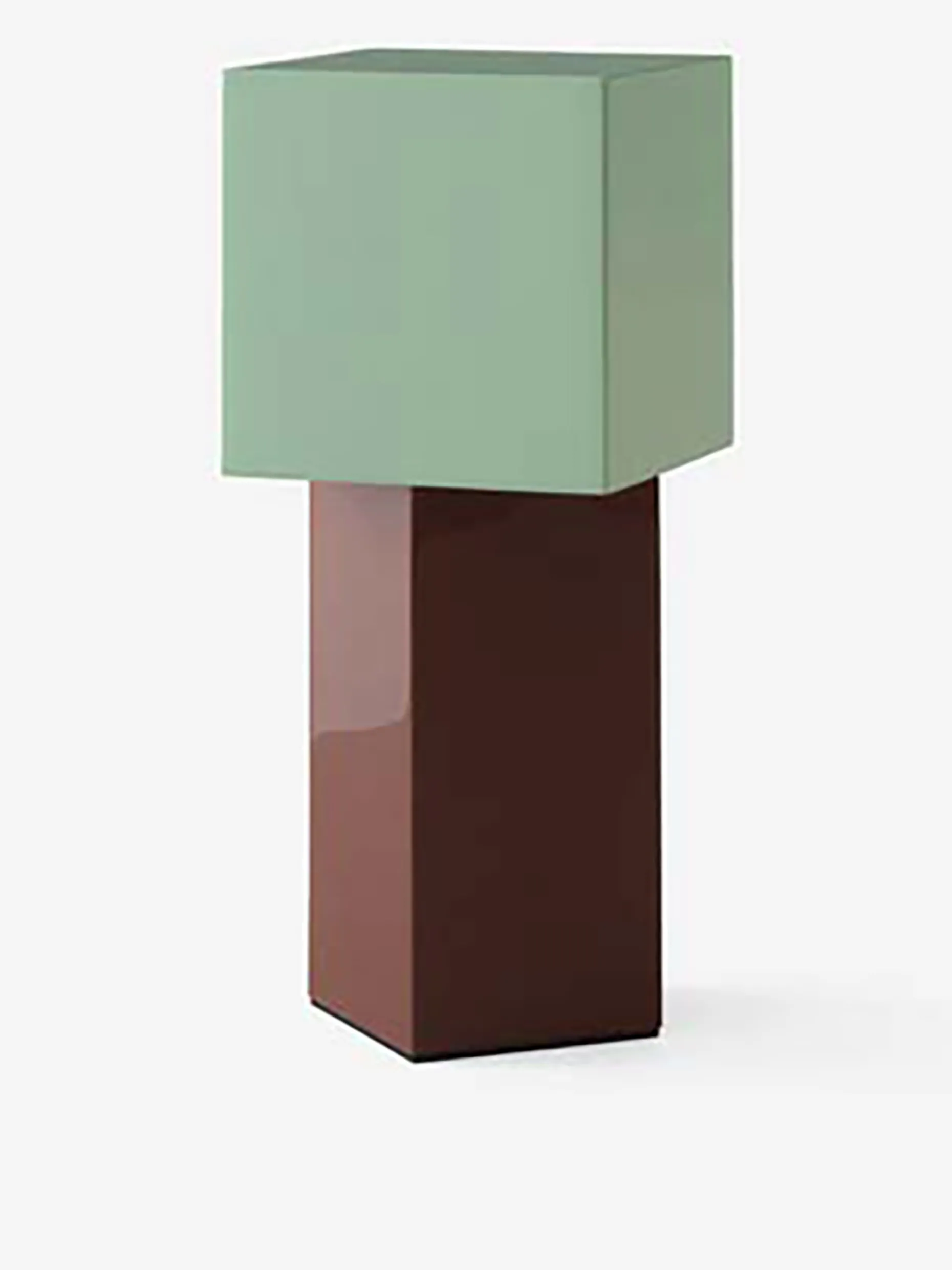 Lampe de table sans fil rechargeable pivot atd7 ochre menthe - &tradition