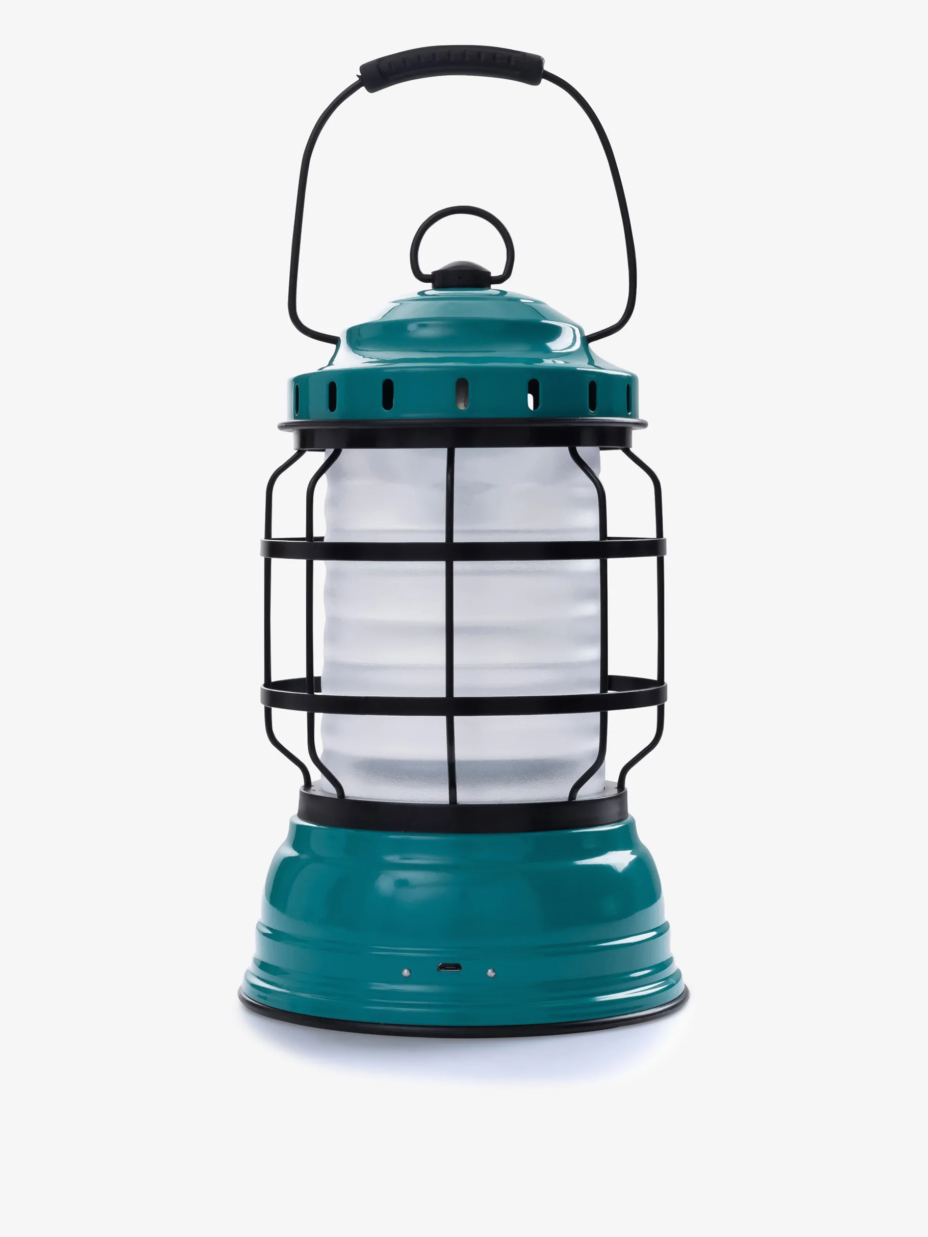 Lampe sans fil rechargeable a poser vintage bleu - barebones