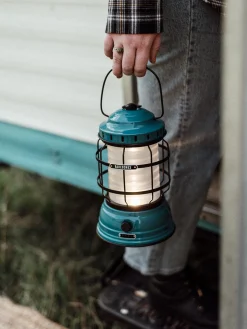 Lampe sans fil rechargeable a poser vintage bleu - barebones