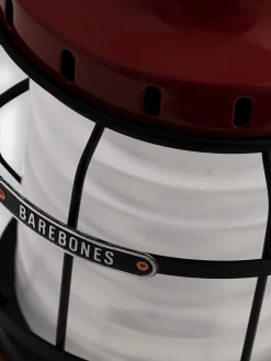 Lampe sans fil rechargeable a poser vintage rouge - barebones