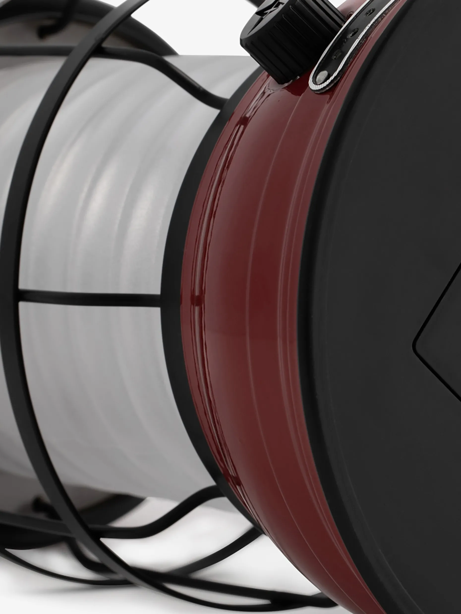 Lampe sans fil rechargeable a poser vintage rouge - barebones