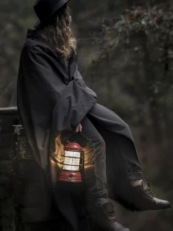 Lampe sans fil rechargeable a poser vintage rouge - barebones