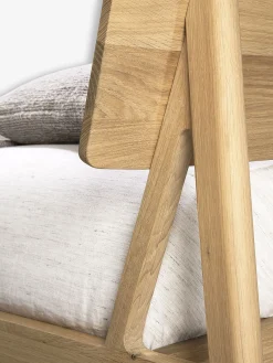 Lit air chene massif 160x200 cm - ethnicraft