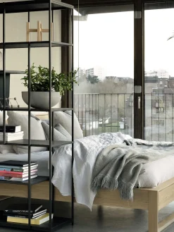 Lit nordic ii chene massif 180x200 cm - ethnicraft