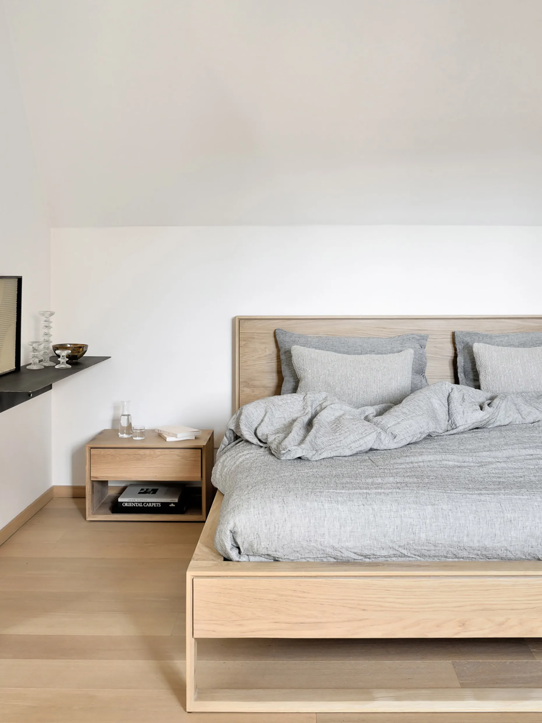 Lit nordic ii chene massif 180x200 cm - ethnicraft