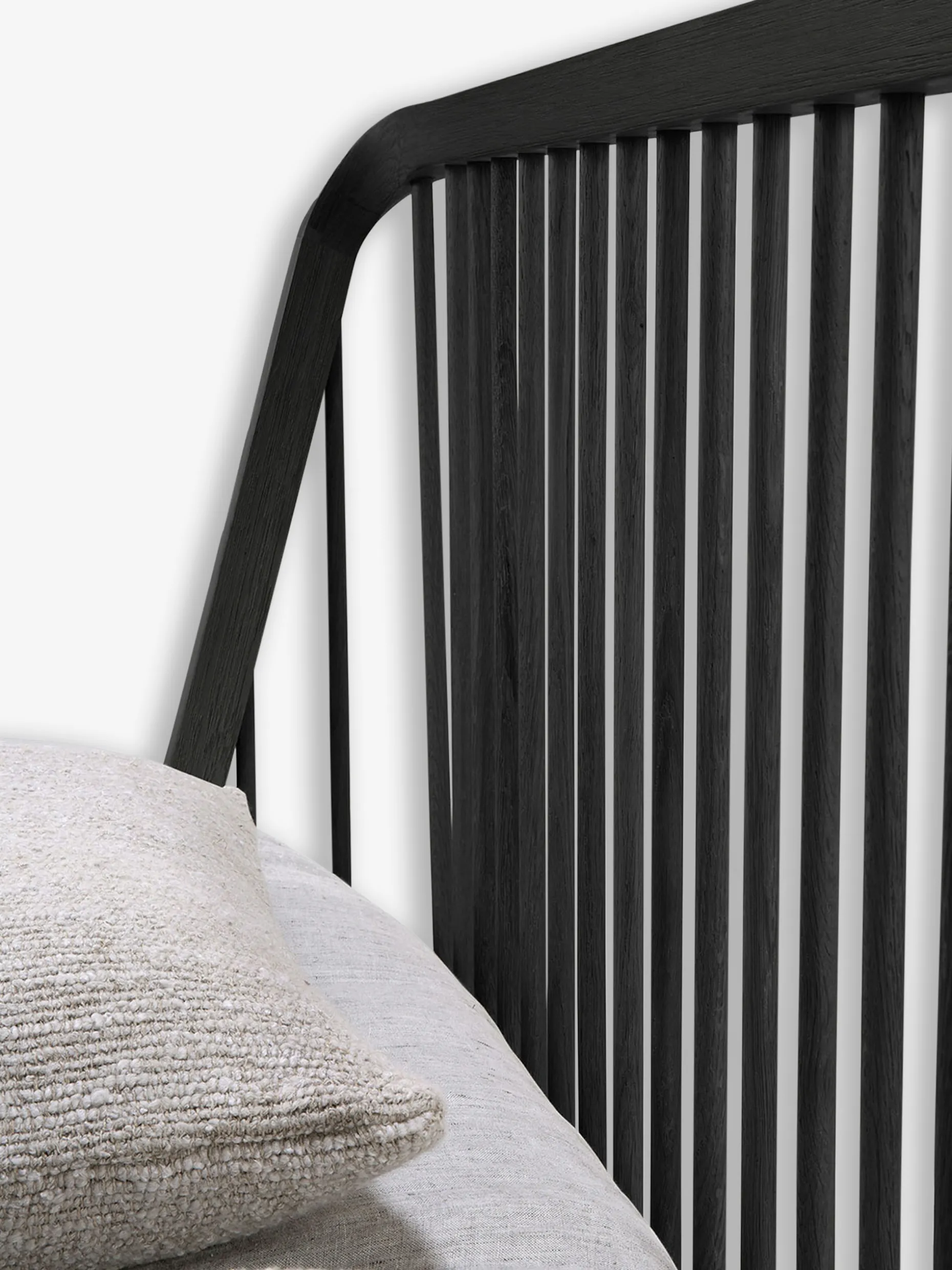 Lit spindle chene noir 180x200 cm - ethnicraft