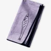 Lot de 2 serviettes fish violet - the eclectic lifestyle