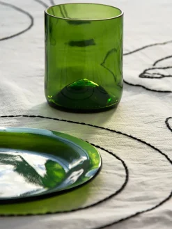 Lot de 4 verres debattre 25cl vert - q de bouteilles