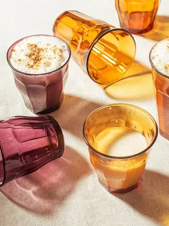 Lot de 6 verres picardie 25cl vermeil - duralex