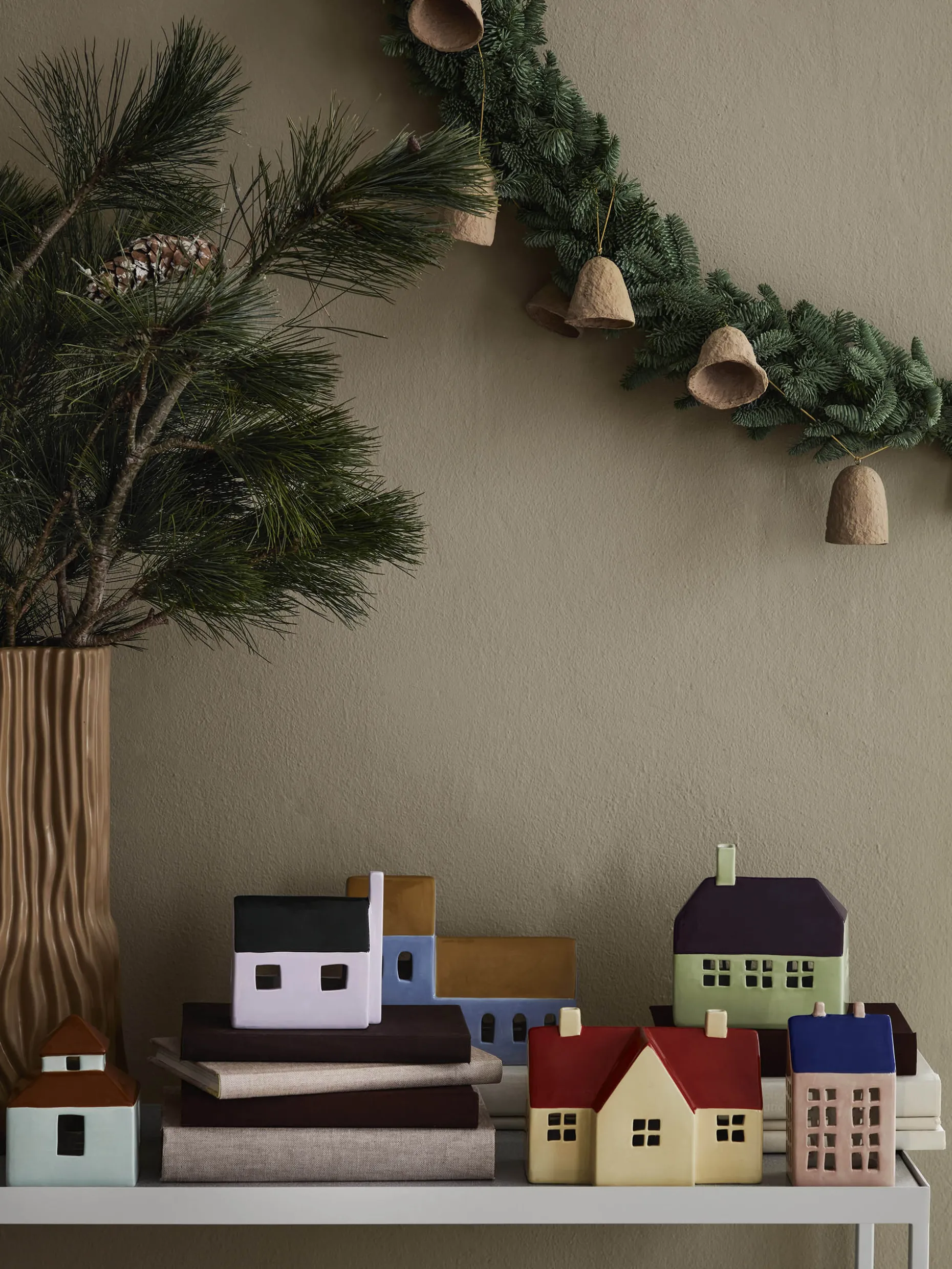 Maison bougeoir jaune orange - broste co...