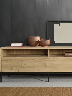 Meuble tv ligna chene massif - ethnicraft