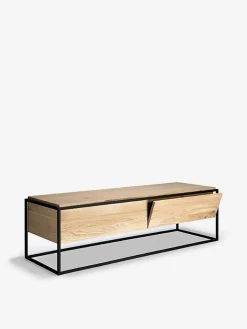 Meuble tv monolit chene massif - ethnicraft