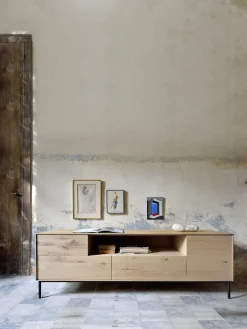 Meuble tv whitebird chene massif - ethnicraft