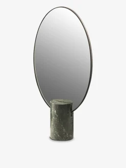 Miroir ovale base en marbre - polspotten