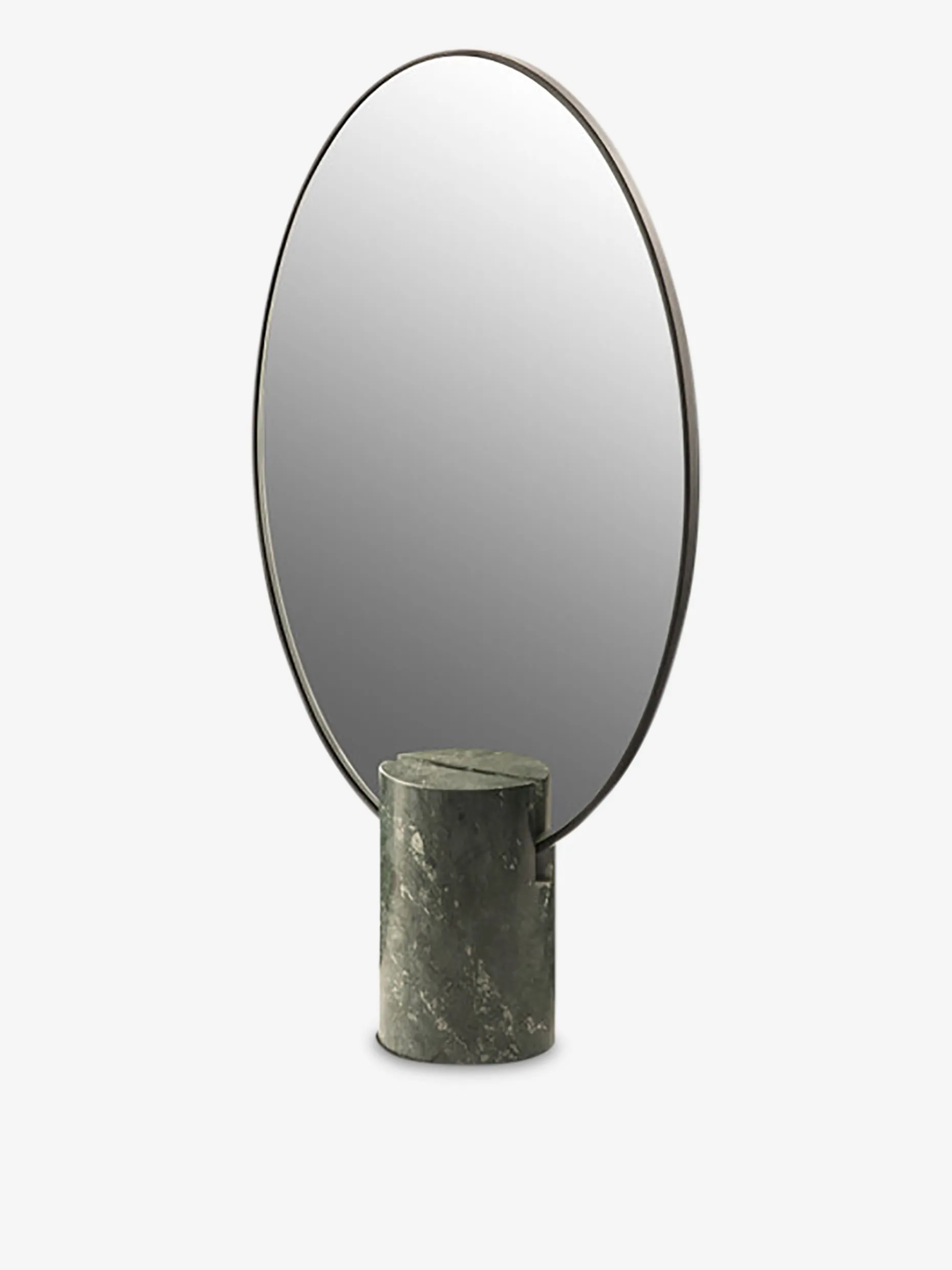 Miroir ovale base en marbre - polspotten