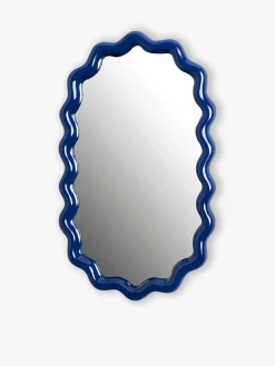Miroir zigzag bleu 40x24cm - &klevering
