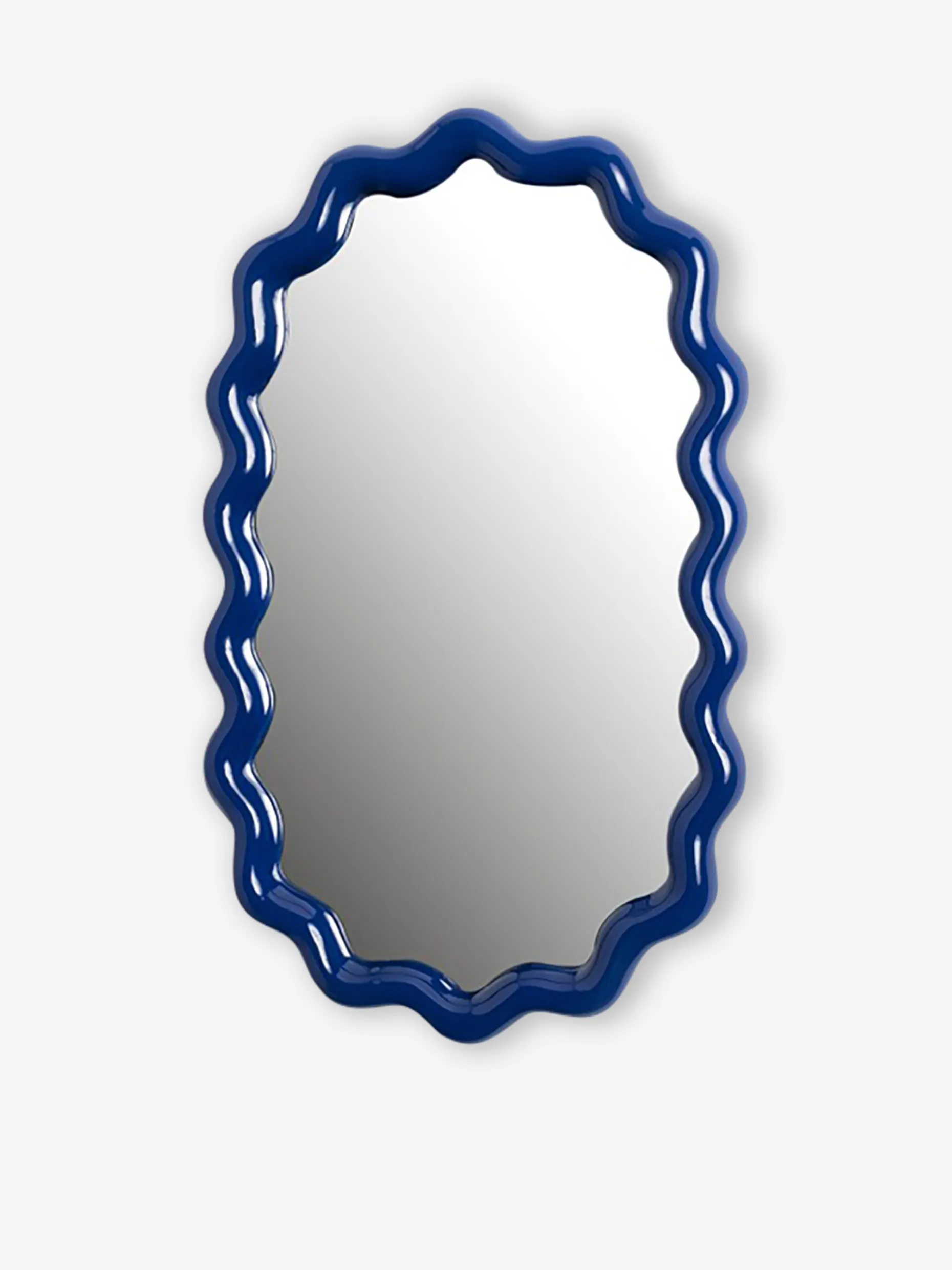 Miroir zigzag bleu 40x24cm - &klevering