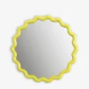 Miroir zigzag jaune 35cm - &klevering