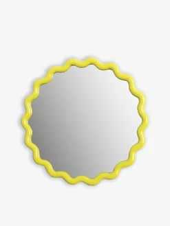 Miroir zigzag jaune 35cm - &klevering