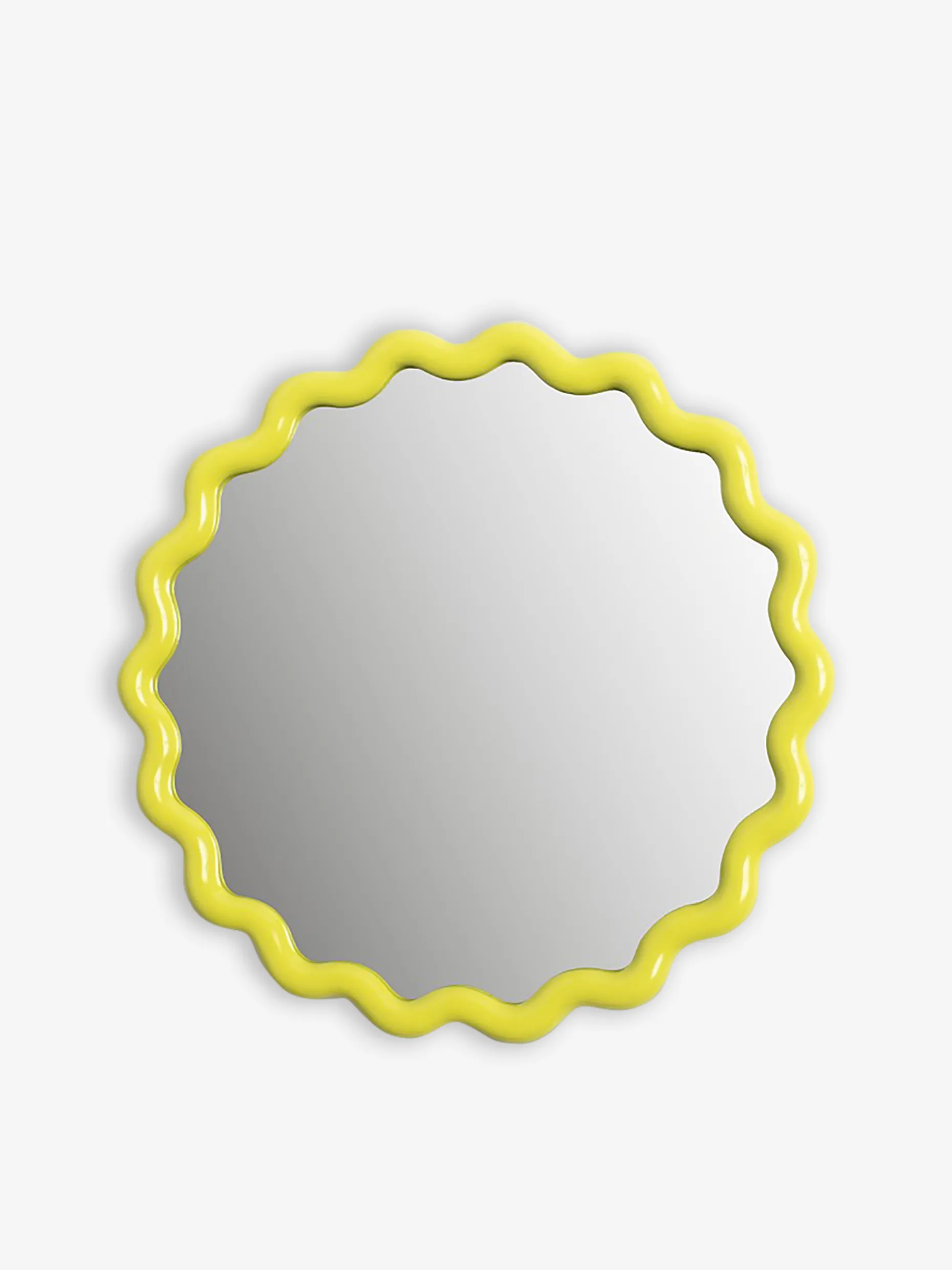 Miroir zigzag jaune 35cm - &klevering