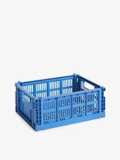 Panier colour crate m polypropylene recycle bleu electrique - hay