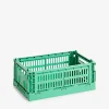 Panier colour crate s polypropylene recycle menthe - hay