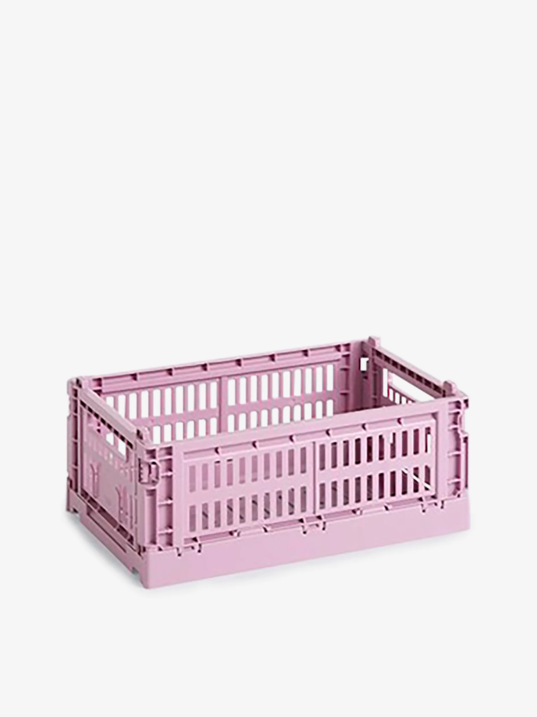 Panier colour crate s polypropylene recycle rose - hay