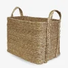 Panier jute m 30x45x30cm - reve vert