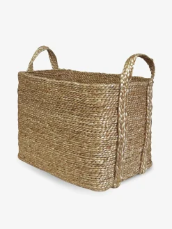 Panier jute m 30x45x30cm - reve vert