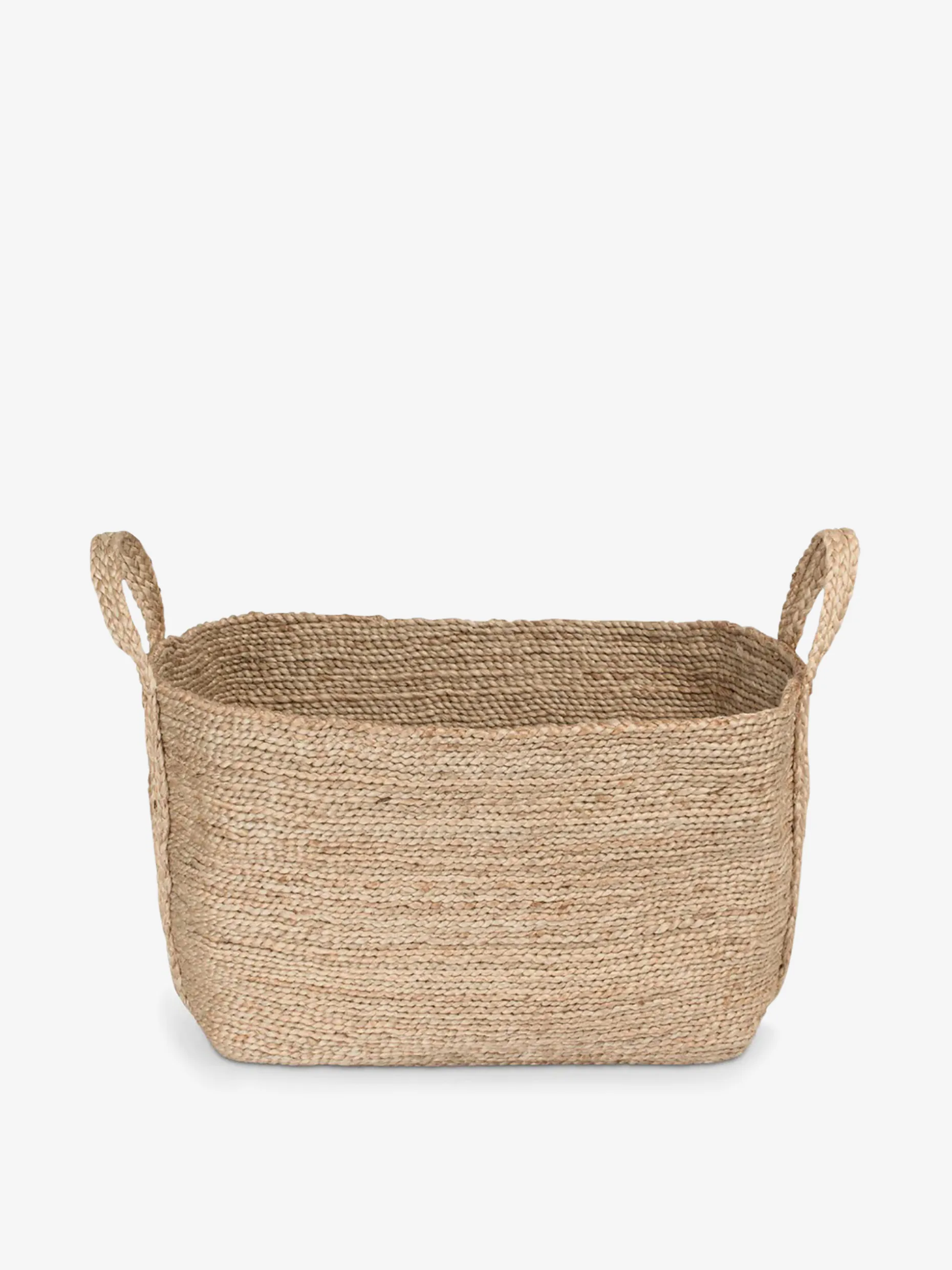 Panier jute s 22x30x22cm - reve vert