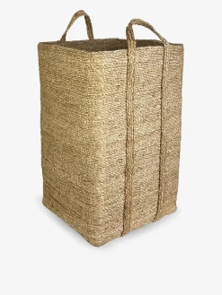 Panier jute 55x34x34cm - reve vert