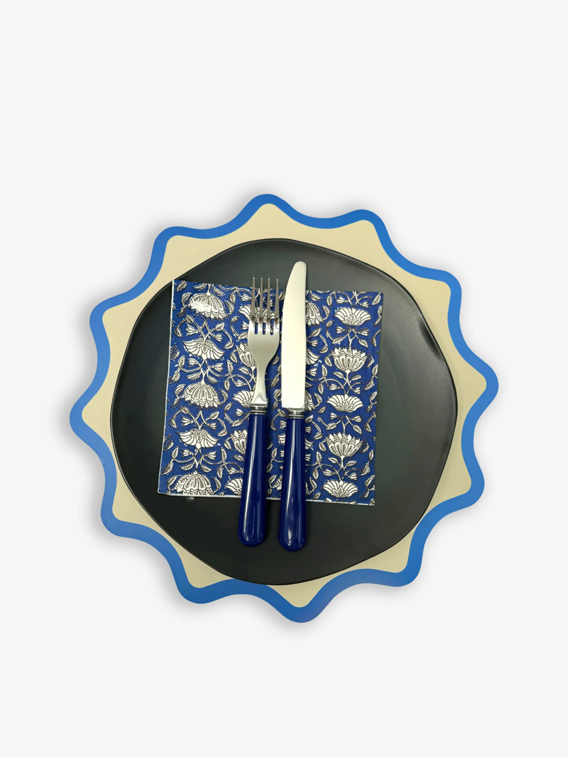 Petite cuillere serpette indigo - opjet