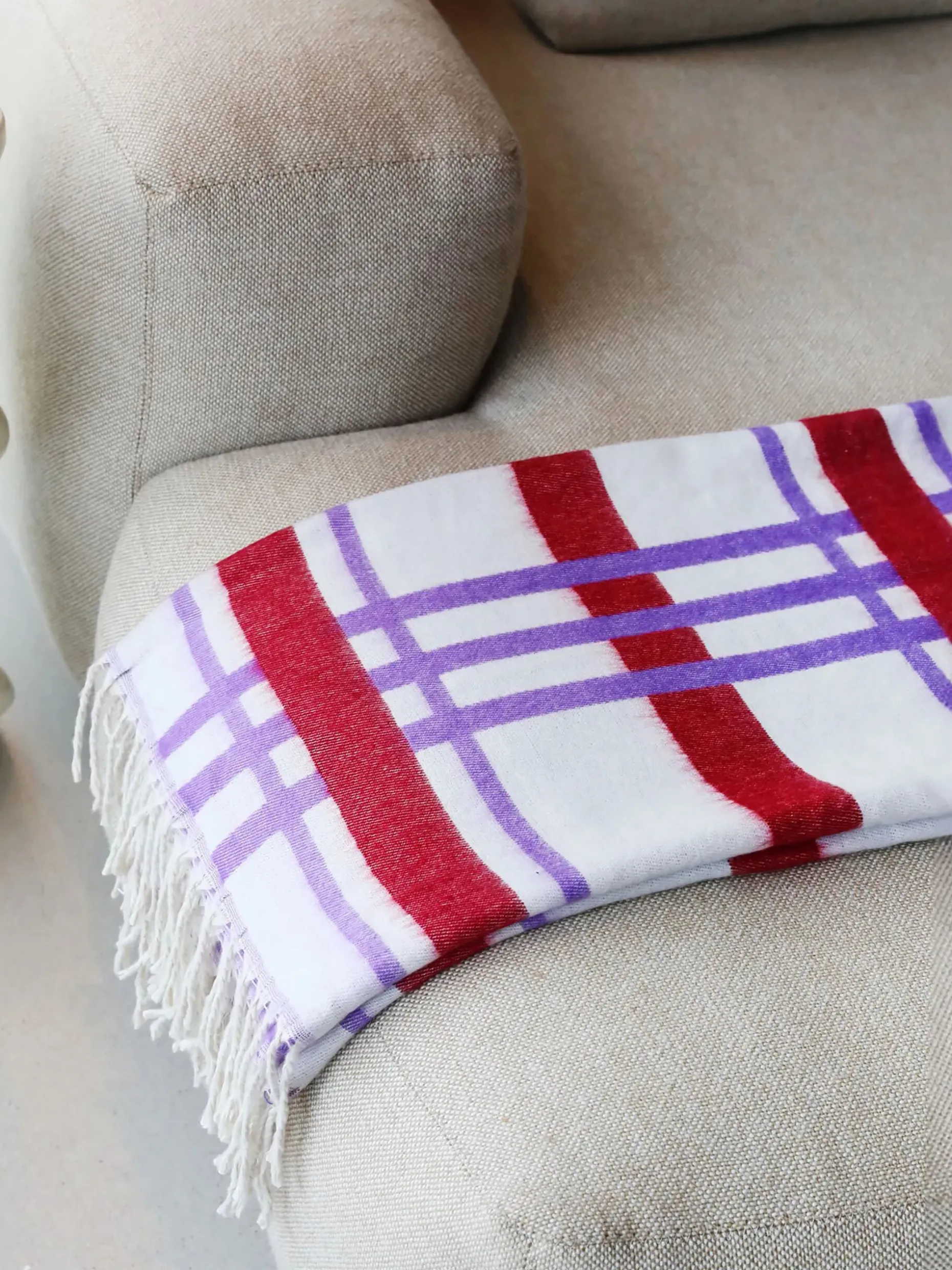 Plaid plano rouge 130x200cm - &klevering