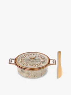 Plat au four avec couvercle aram gres gris - bloomingville