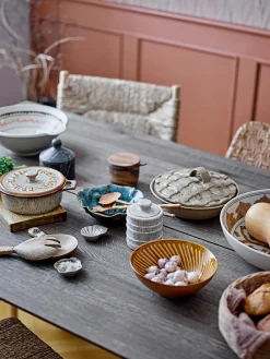 Plat au four avec couvercle aram gres gris - bloomingville