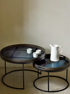 Plateau en verre ink organic - ethnicraft