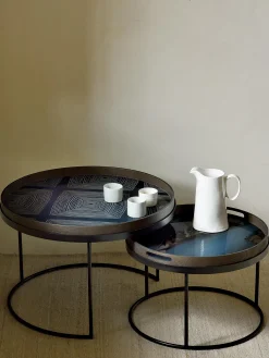 Plateau en verre ink organic - ethnicraft