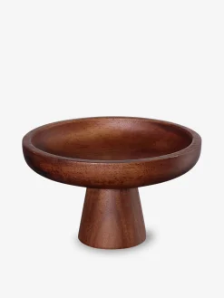 Plateau sur pied bois fonce - asa selection